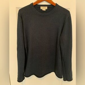 J. Crew Blue Crewneck Sweater Soft Knit